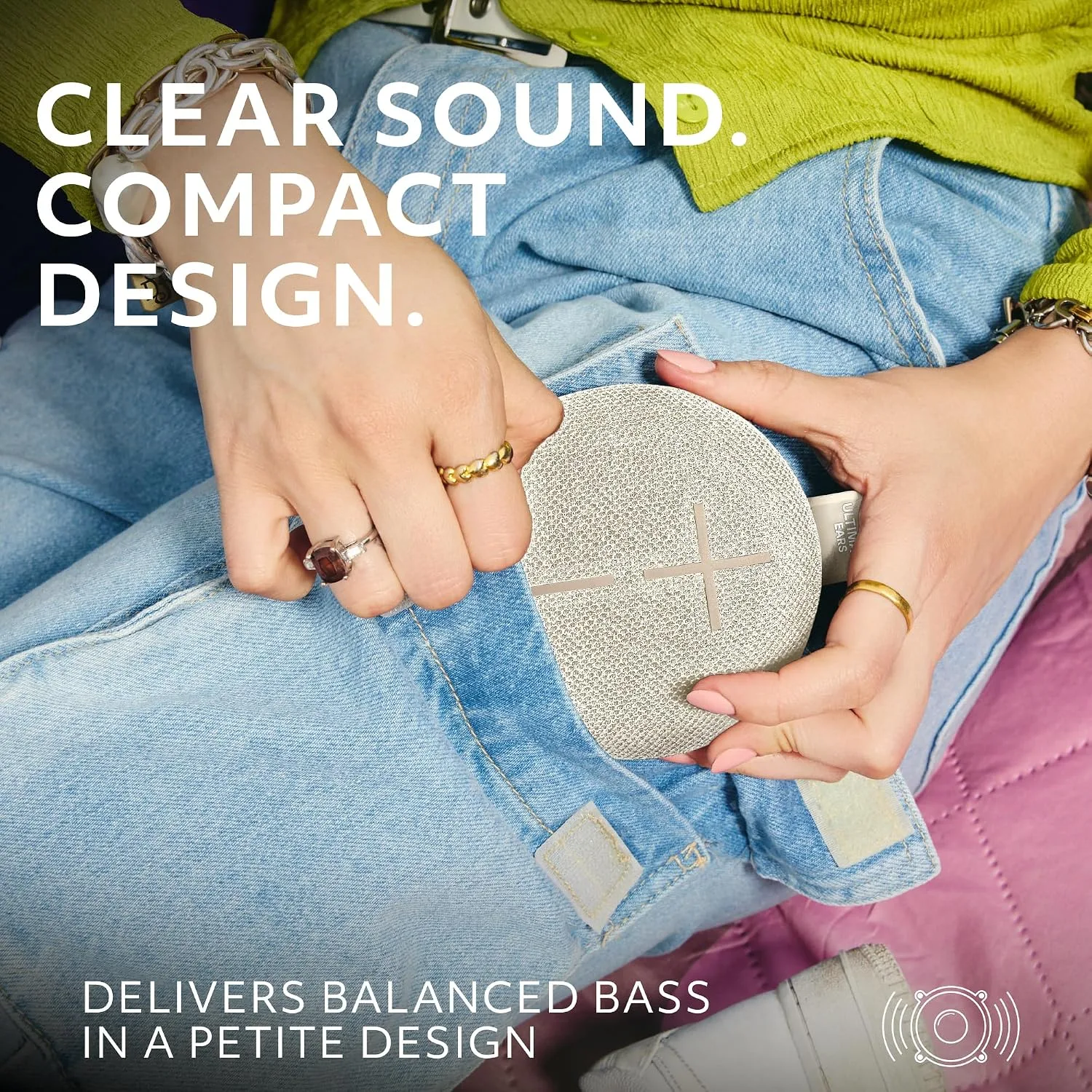 Ultimate Ears MINIROLL Ultra-Portable Waterproof Speaker - Sand