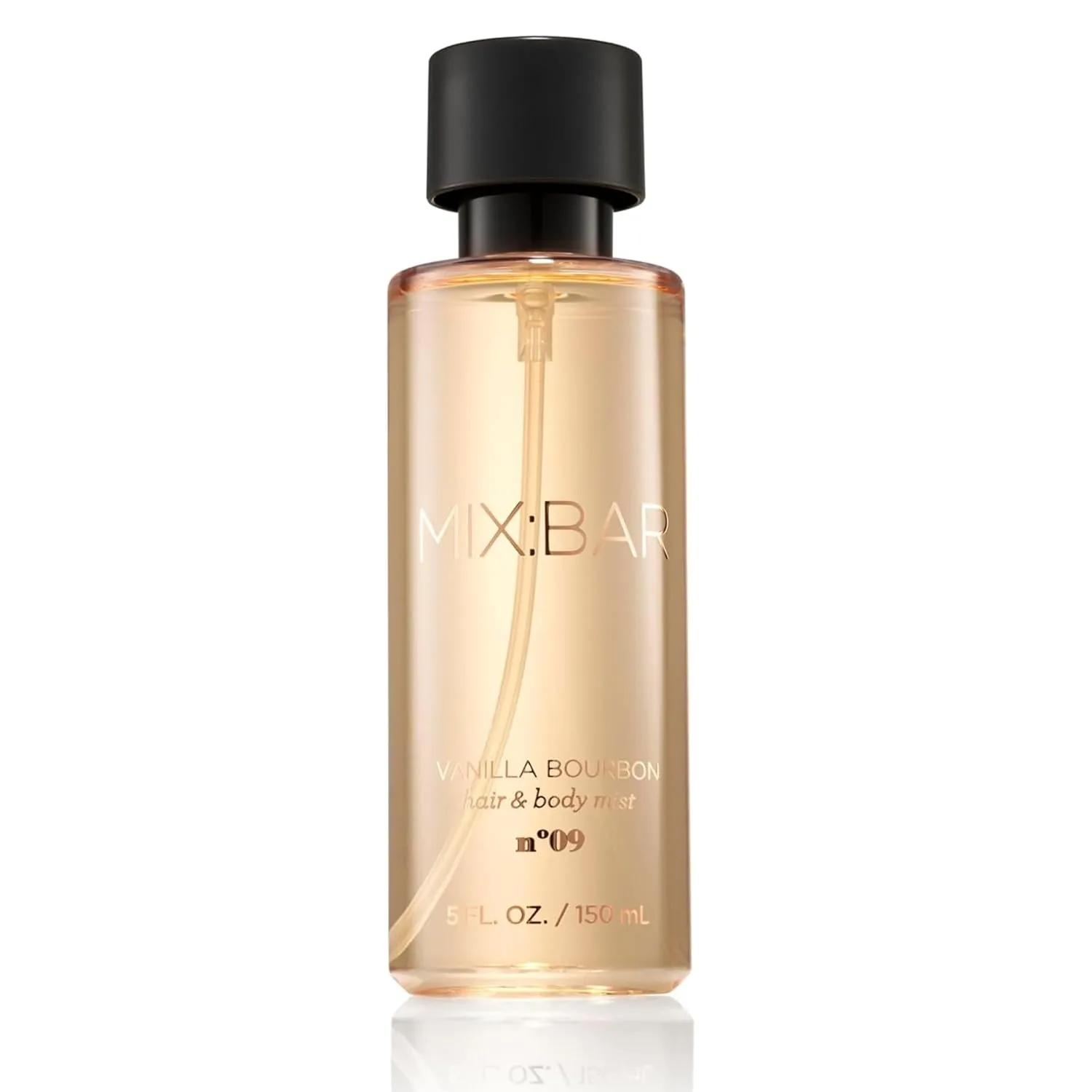 MIX:BAR Vanilla Bourbon Hair + Body Mist Spray for Women + Girls - Vanilla Bean, Sandalwood, Jasmine + Bergamot, Amber Fragrance Notes - Vanilla Bedroom + Hair + Body Oil Spray - Vegan - 5oz