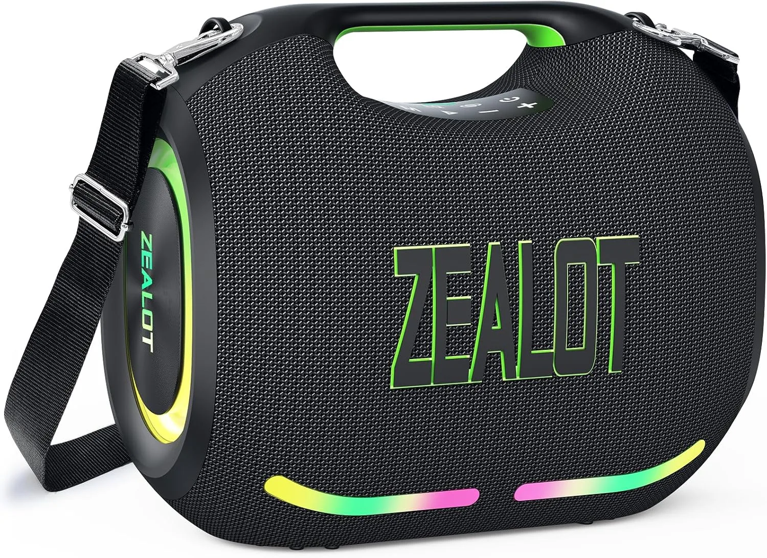 ZEALOT Loud Portable Bluetooth Speaker, 180W Peak Wireless with LED Light