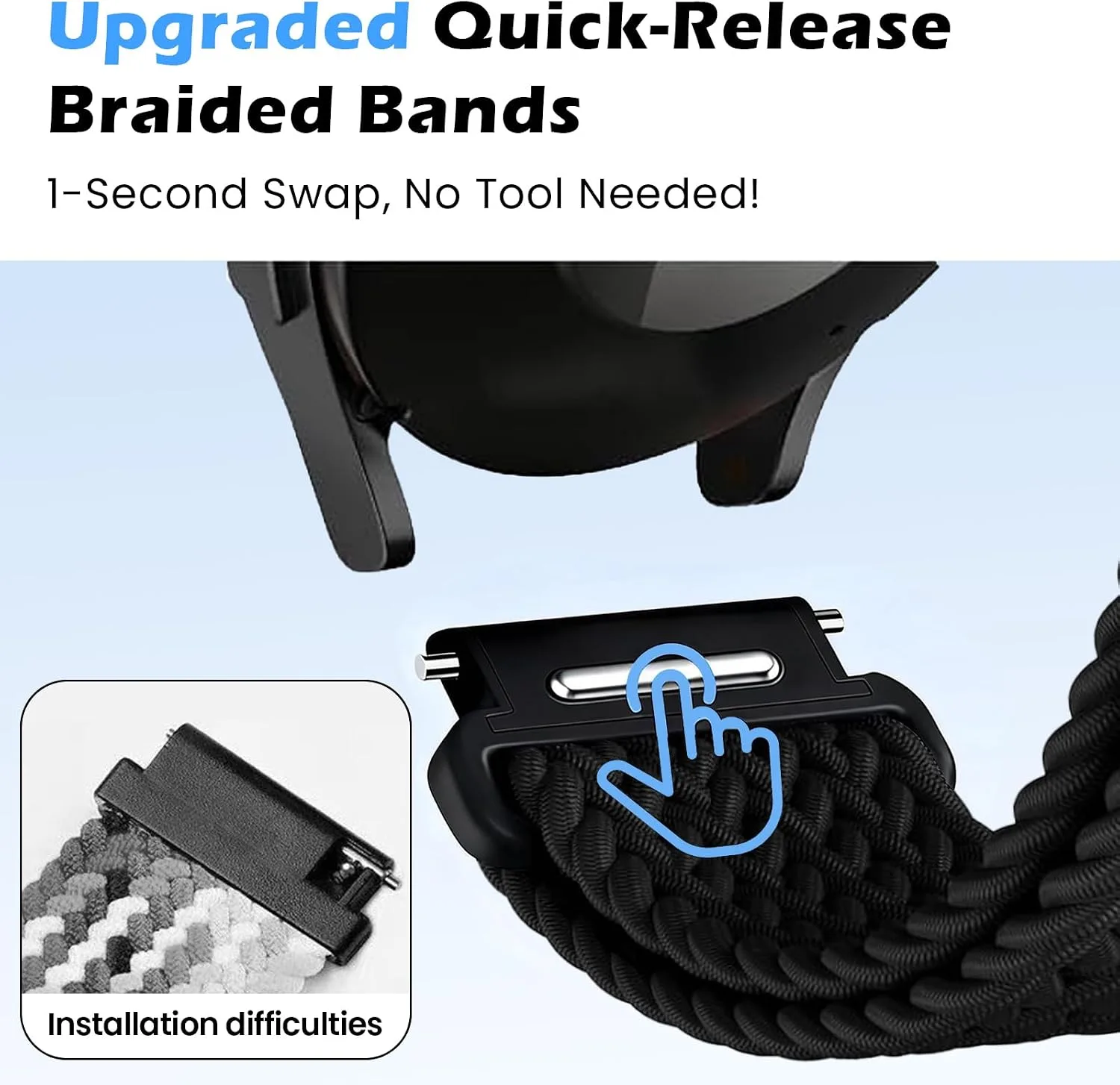 Yeahxing Band Compatible with Coros Pace 4/3 Apex 2 Pro/Apex Pro - Stretchy