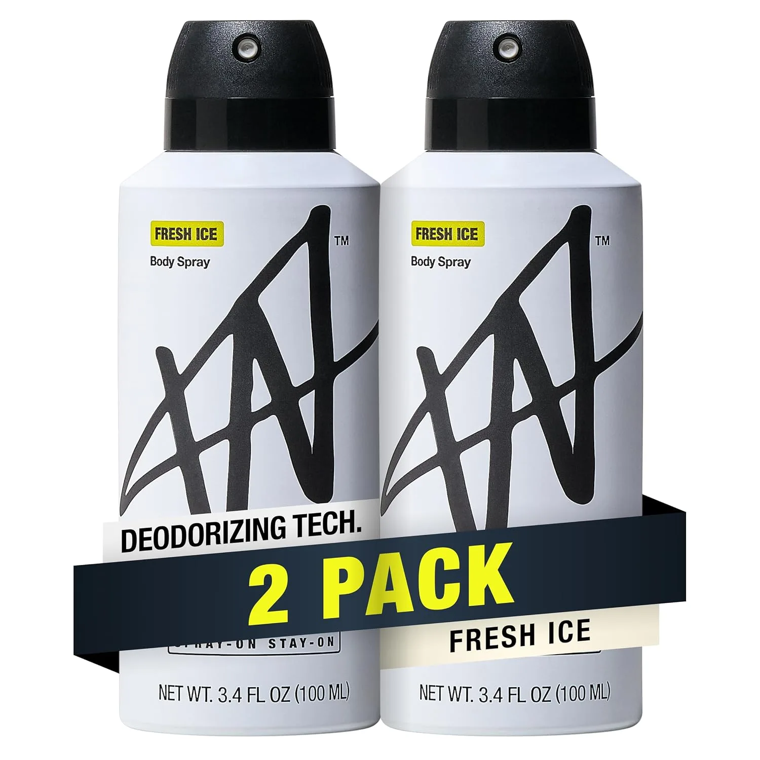 Body Spray para Hombre W Jake Paul Fresh Ice 100 ml Pack 2