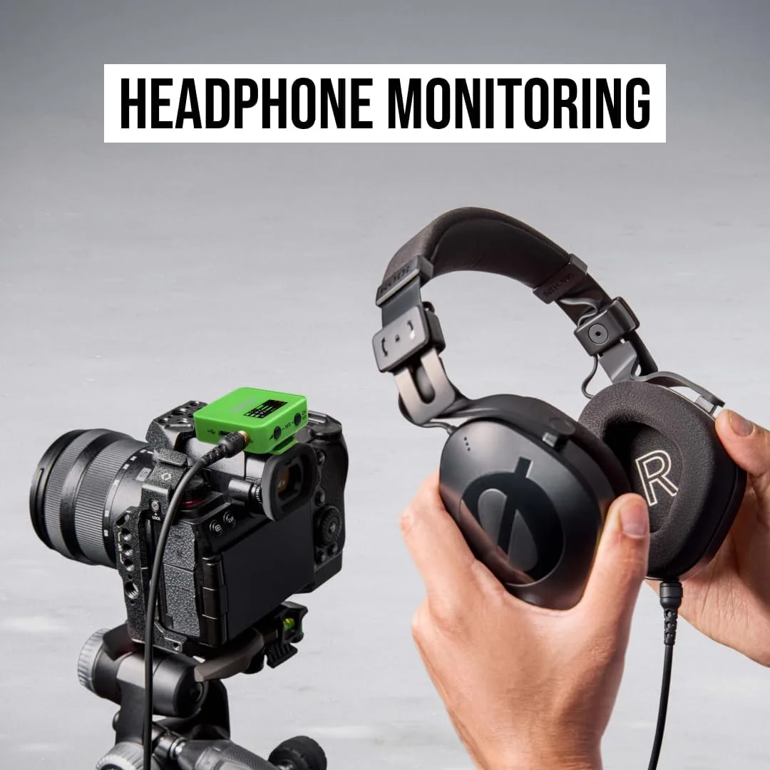 RØDE Wireless GO (Gen 3) Compact Wireless Microphone, 32-Bit Float, Green