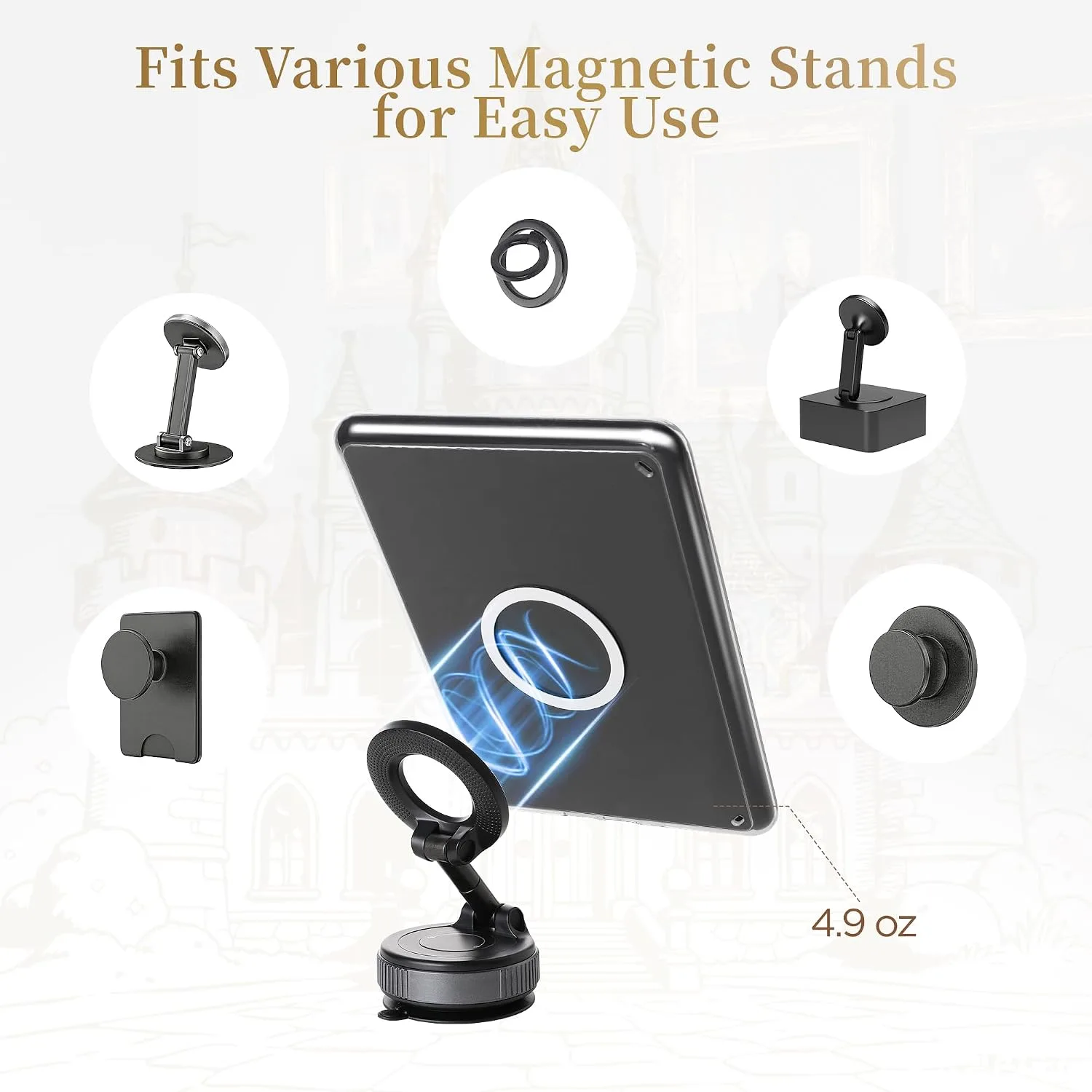 Magnetic Book Cover Case for 7'' Kindle Paperwhite & Colorsoft