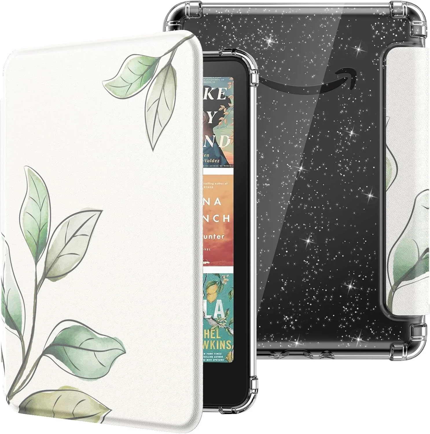 MoKo Case for 7" Kindle Paperwhite 12th Gen & Colorsoft 2024, Leaves