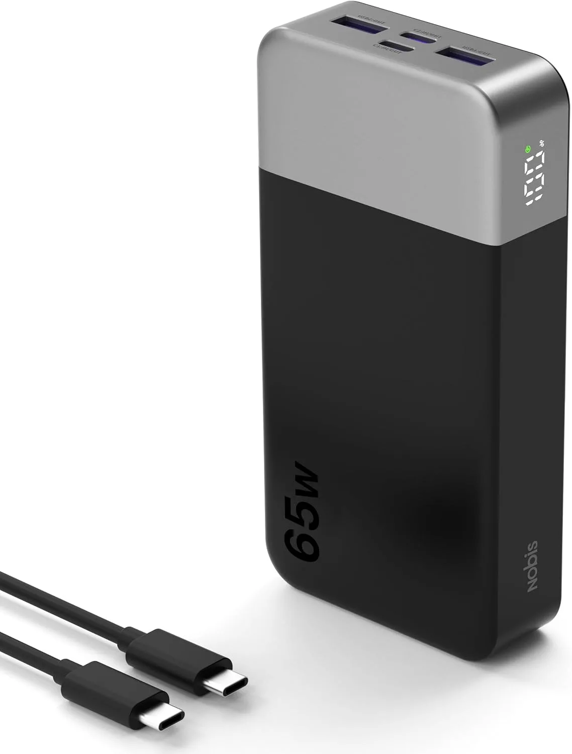NOBIS 20000mAh Portable Charger 65W Power Bank Fast Charging