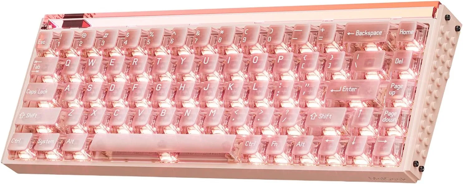 Teclado Gamer MelGeek MADE68 Ultra+ Cableado Efecto Hall Magnético