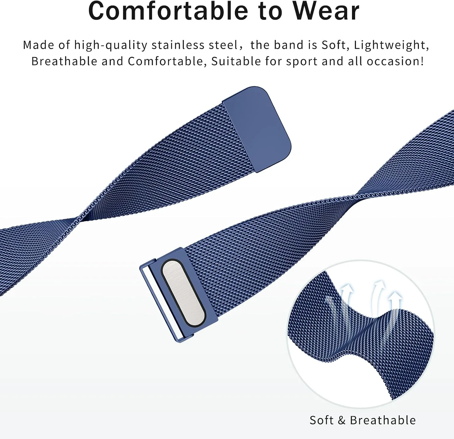 Metal Bands Compatible with IDW13,IDW16,IDW19 Smartwatch Bands, 22mm Stainless Steel Metal Replacement Strap for Fitpolo IDW13/Woneligo W13 Smartwatch Bands,ENOMIR/TOOBUR/MILOUZ/Gydom/Faweio/Veryfit IDW19 Smartwatch Bands