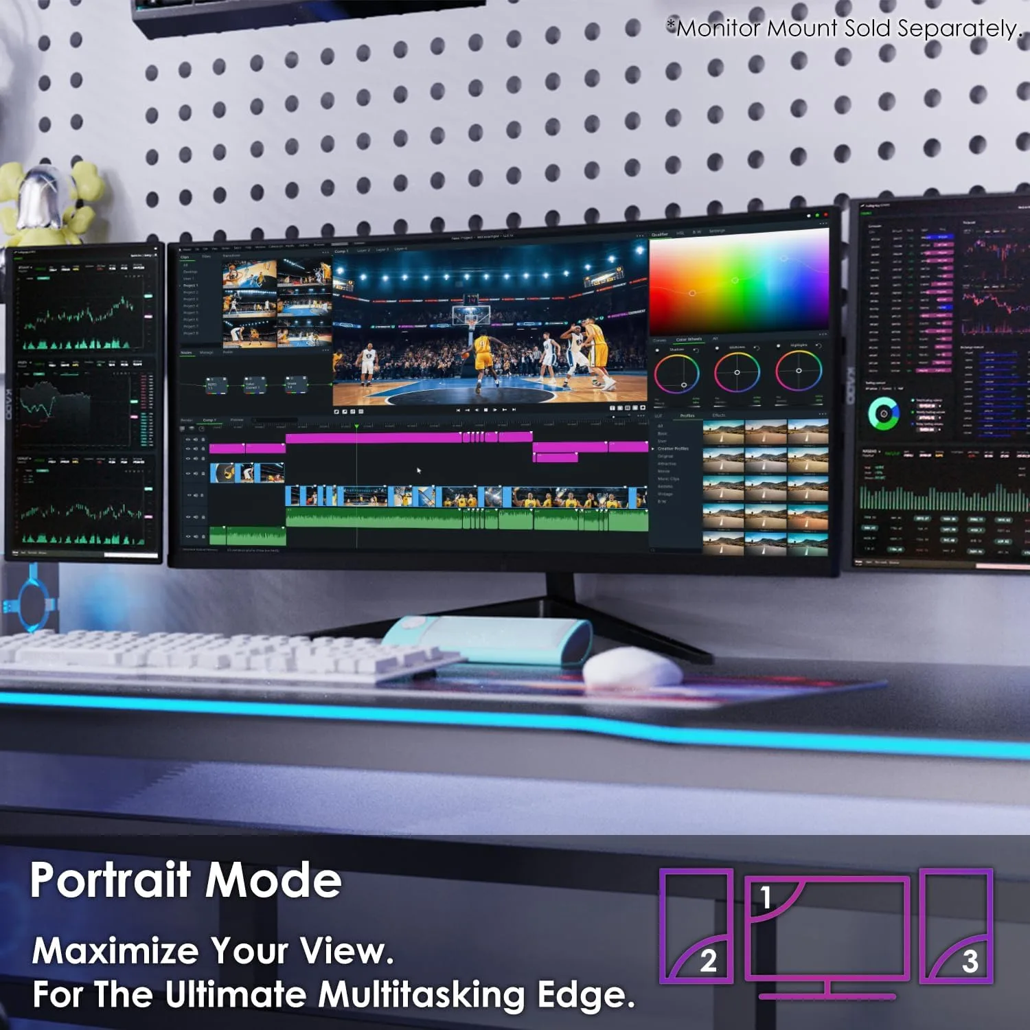 Kado Dual Portable 2-Pack 15.6'' FHD 1080p Ultra-Slim Laptop Monitor