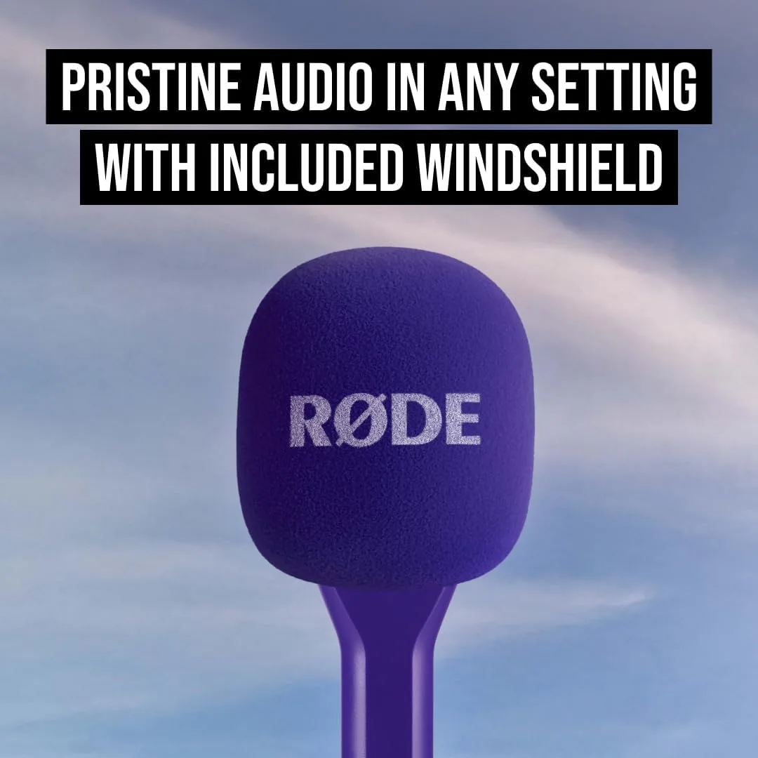 RØDE Interview GO Handheld Adaptor for RØDE Wireless Microphones (Purple)