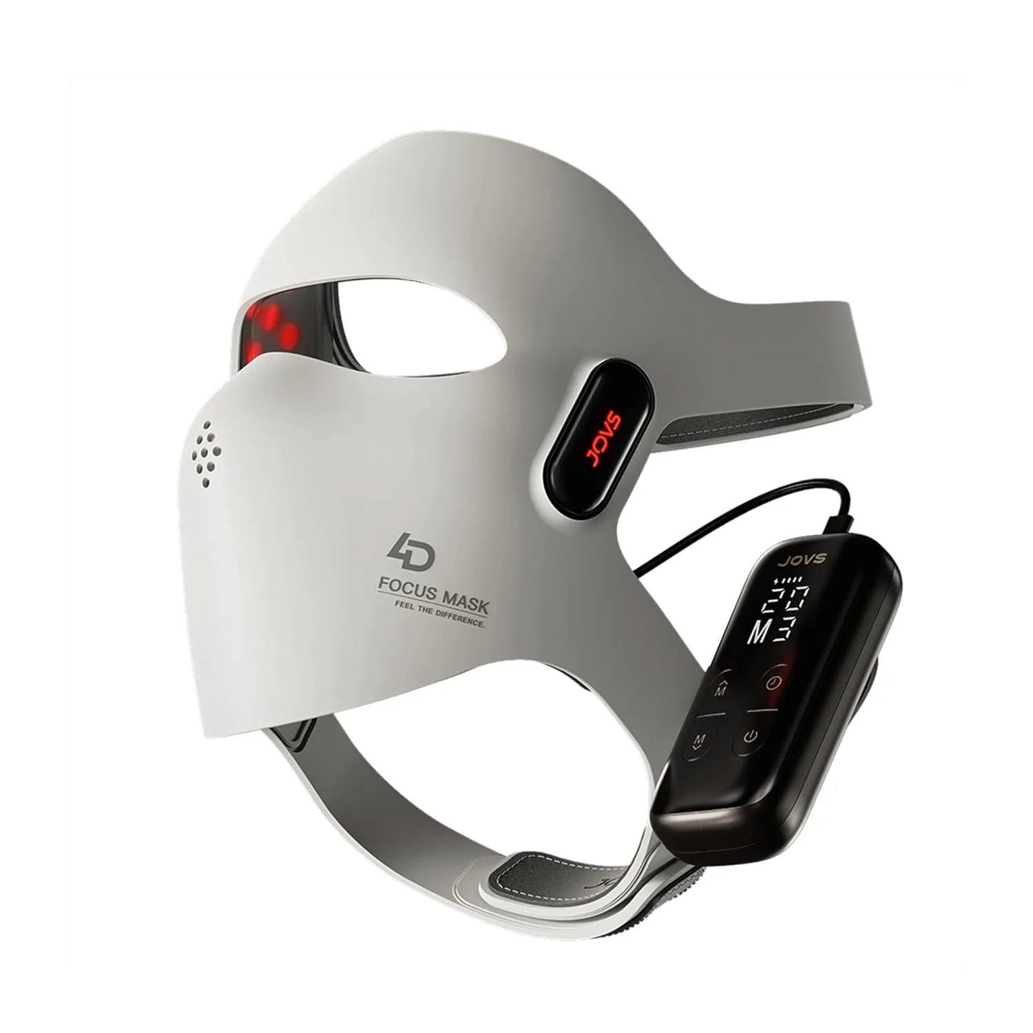 JOVS Red Light Therapy Mask for Face, LED Light Therapy Mask with 4D Laser