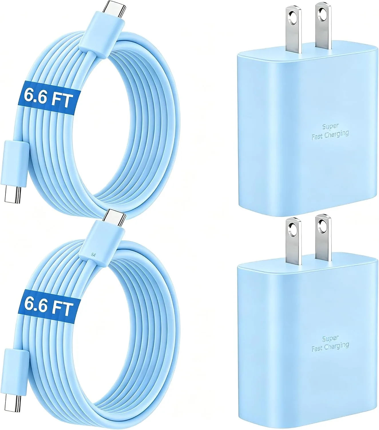45W Super Fast USB C Android Type C Phone Charger Fast Charging 6.6FT Cord