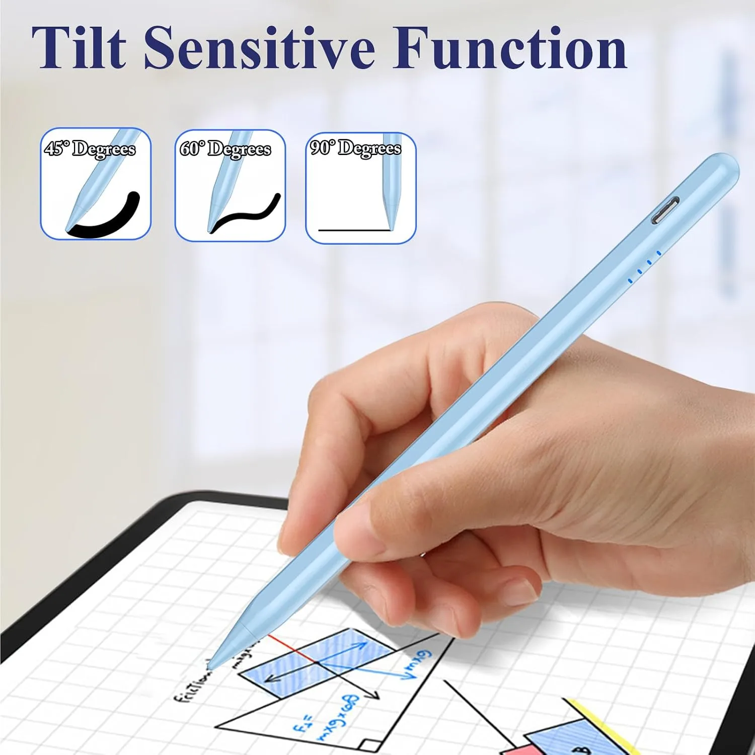 Kenkor Stylus Pen for iPad 2018-2026, 20Mins Fast Charge for Apple Pencil