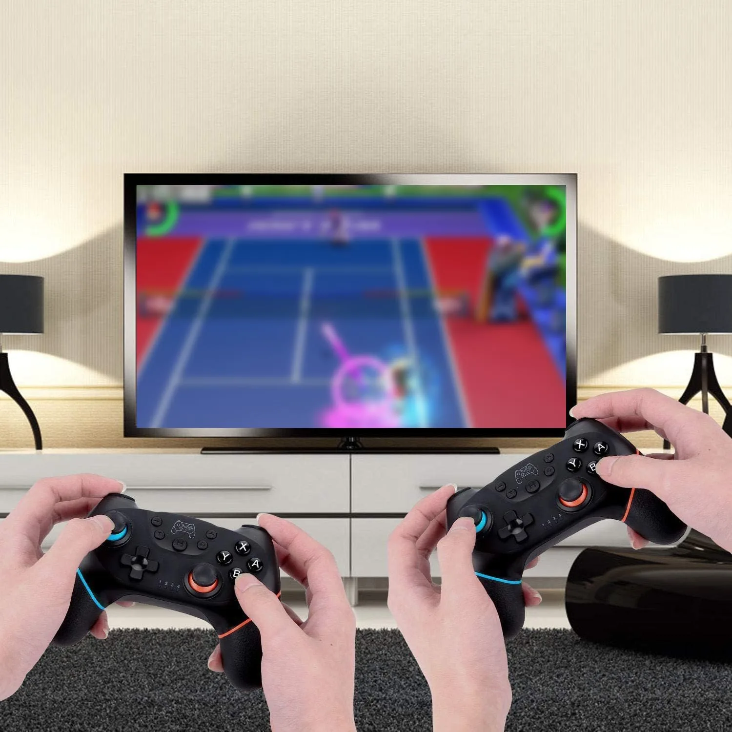 Diswoe Wireless Pro Controller for Switch 1/Switch 2/Lite/OLED/PC