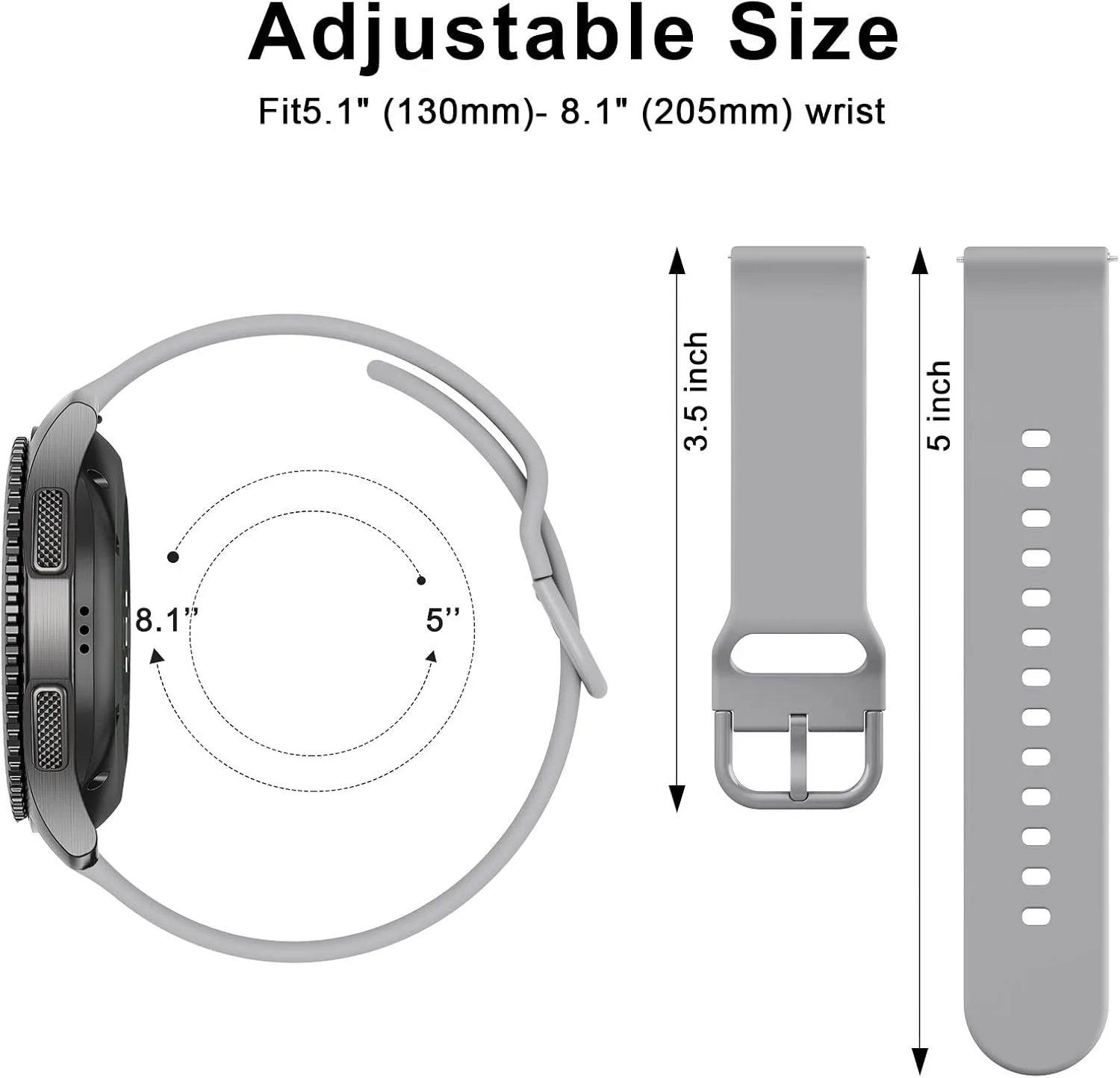AK 4PACK Bands Compatible with COROS PACE 4 / PACE 3 / Pro/APEX 2 Pro/APEX Pro/APEX 46mm Men Women, 22mm Soft Sport Replacement Strap for Coros Pace 4/3 Watch