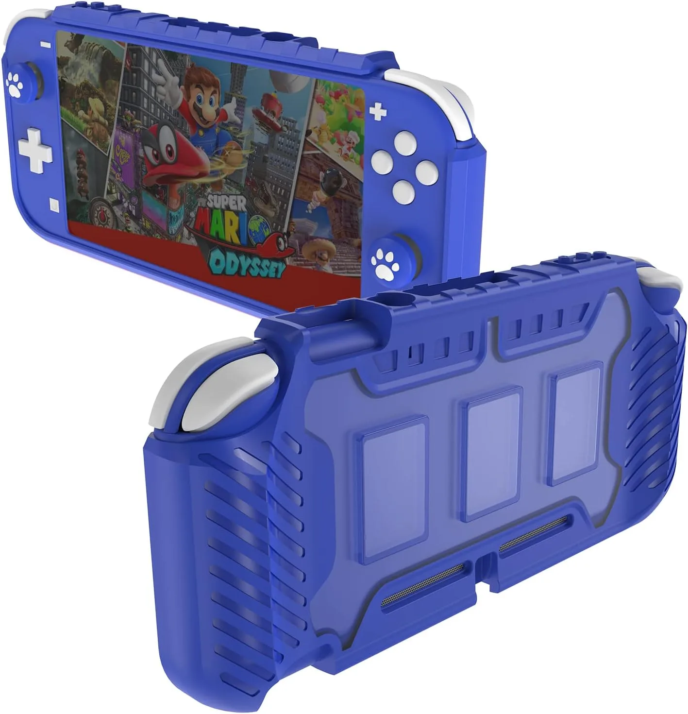 KIWIHOME Protective Case for Switch Lite 2019, with Thumb Grip Caps