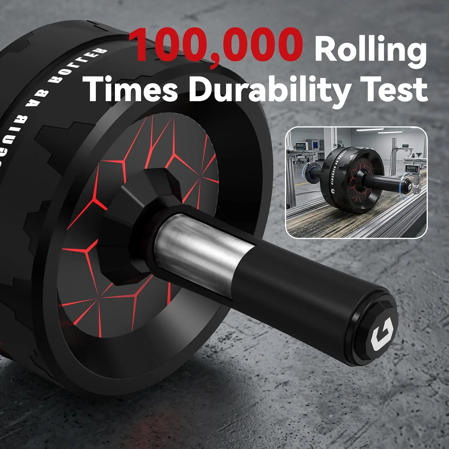 Ab Roller Wheel for Home Gym, Abs & Core Strength Workout with Knee Pad Set