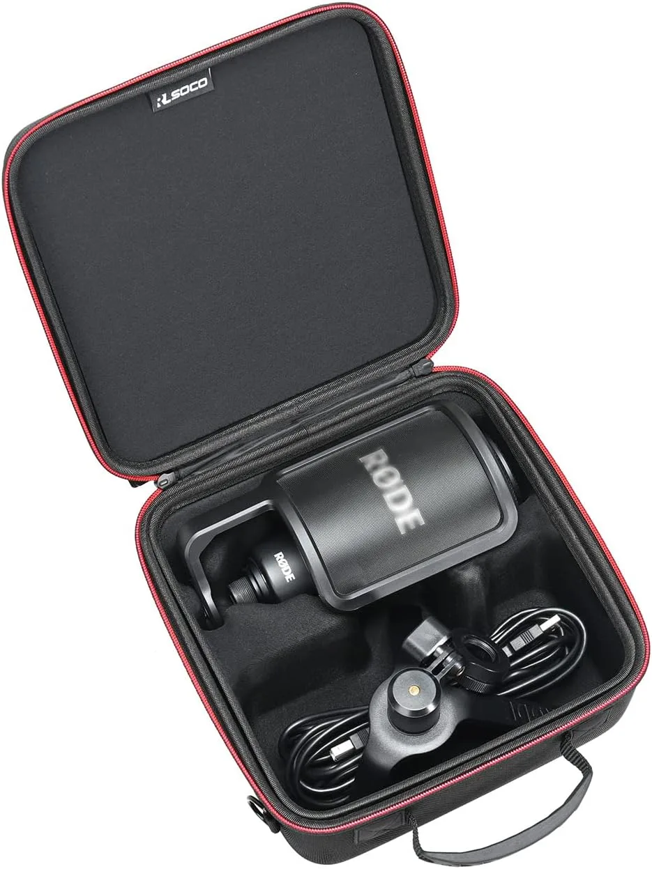 RLSOCO Carrying Case for RØDE NT-USB+ / NT-USB USB Condenser Microphone (Case Only)