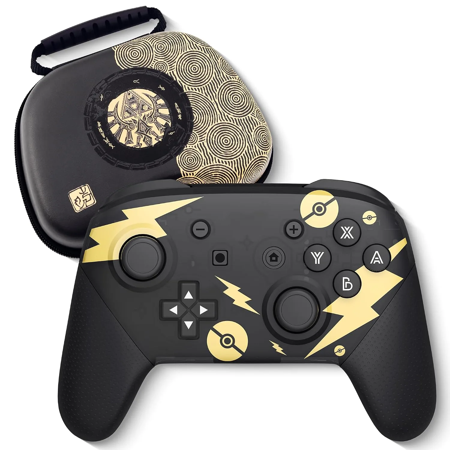 Control inalámbrico Switch Pro Ykasek con estuche y funciones avanzadas