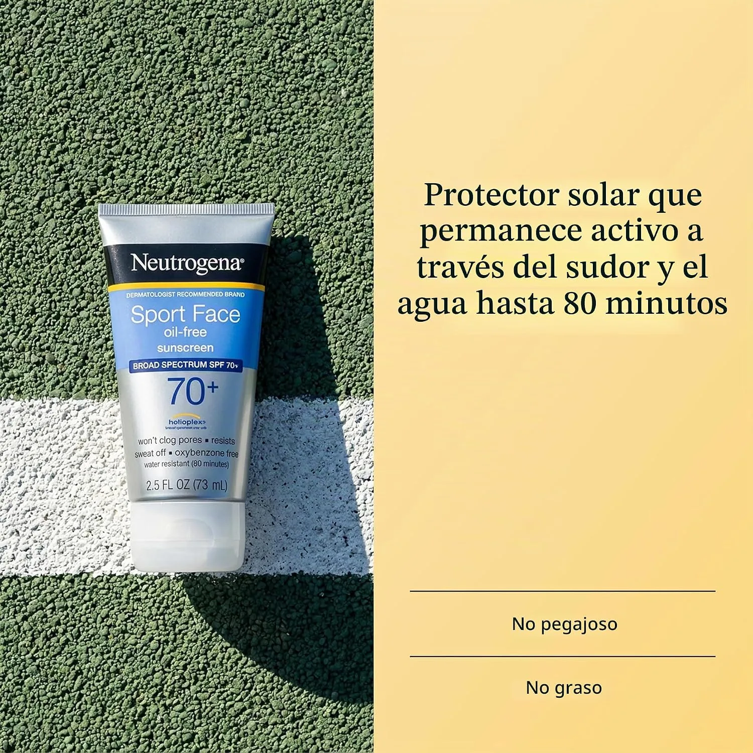 Neutrogena Sport Face Sunscreen Lotion SPF 70+, 2.5 fl. oz