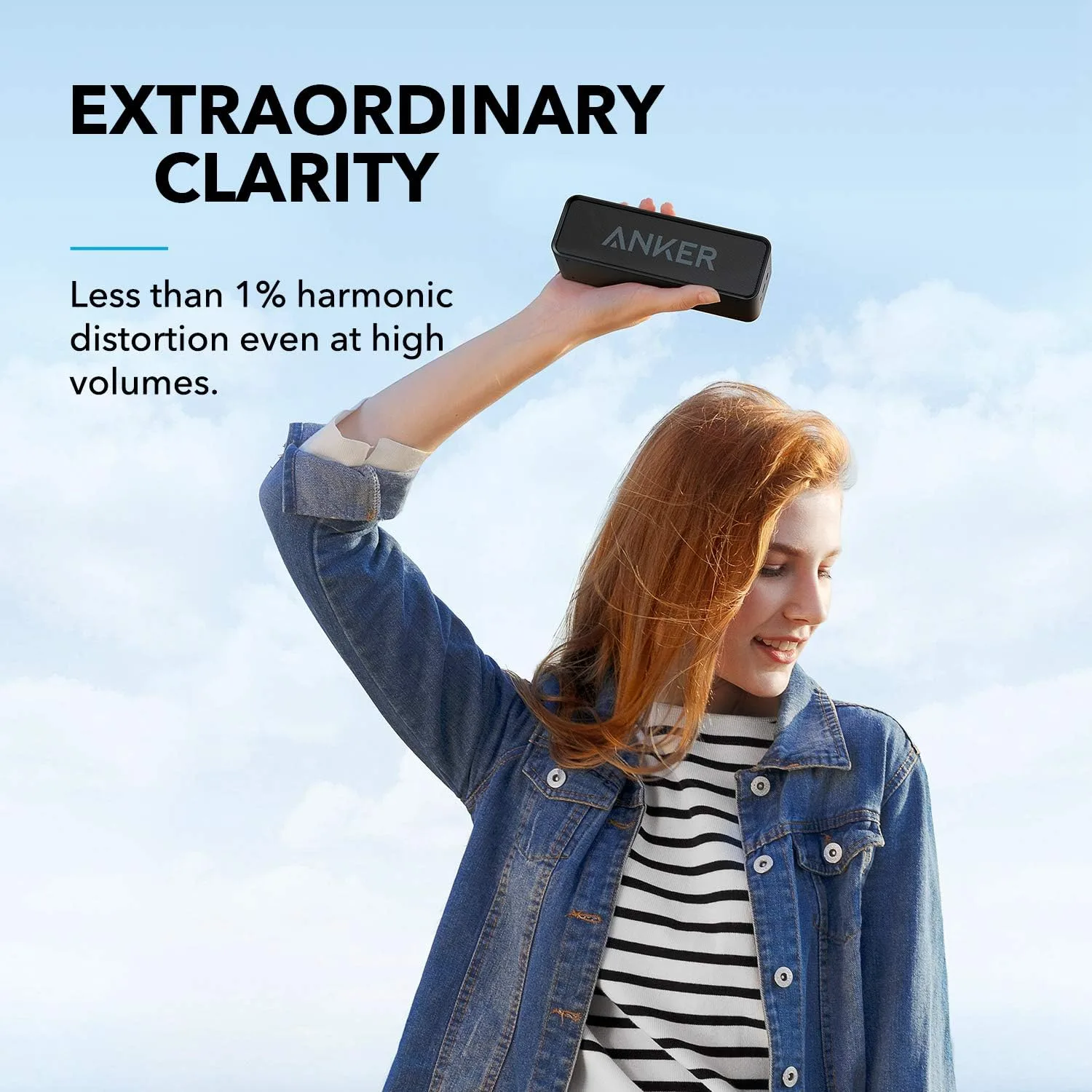 Anker soundcore Upgraded Bluetooth Speaker, IPX5 Waterproof, Stereo Sound