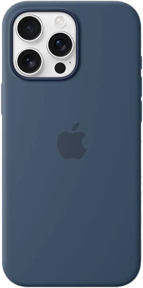 Apple iPhone 16 Pro Max Silicone Case with MagSafe and Camera Control: Lightweight Phone Case, Wireless Charging Compatible, Smooth Matte Finish, Black