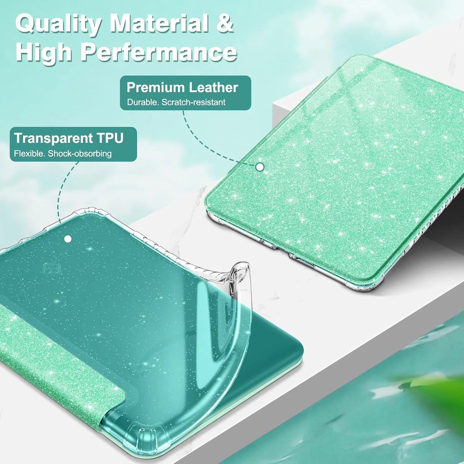 Fintie Clear Case for 7" Kindle Paperwhite 12th Gen 2024 & Kindle Colorsoft