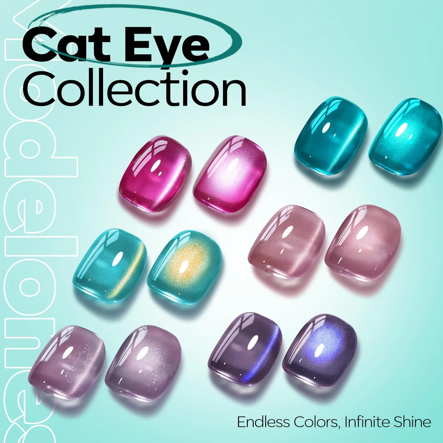 modelones 9D Magnetic Cat Eye Gel Nail Polish