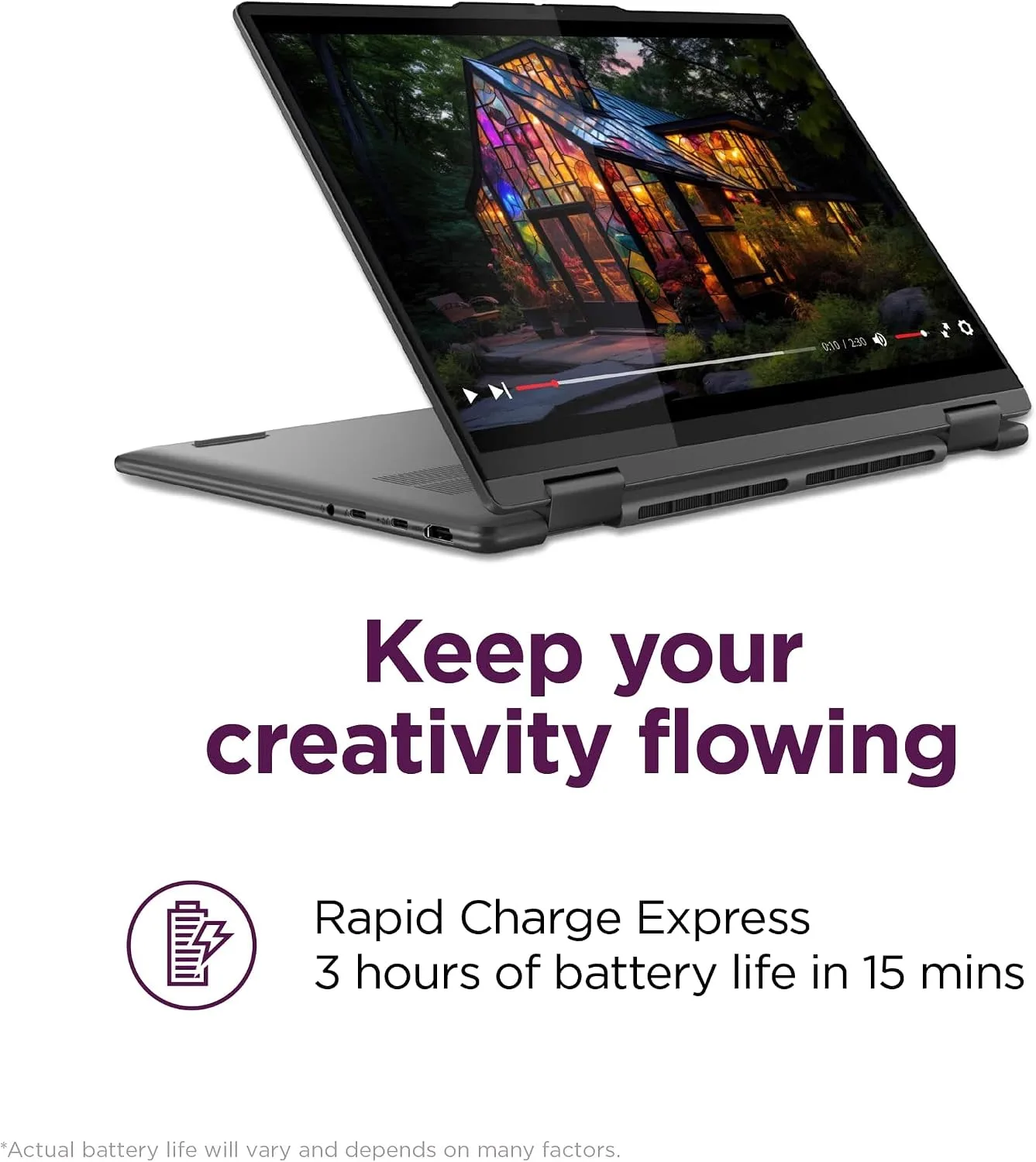 Lenovo Yoga 7i 2-in-1 Laptop, 16" 2K Touchscreen Display, Core Ultra 7 155U
