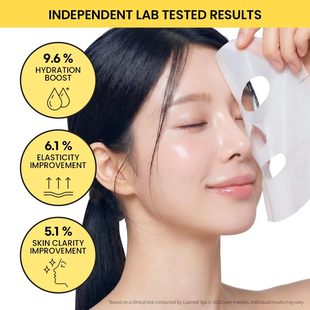 #OOTD Vitamin C Face Sheet Mask (10-Pack) | Korean Hydrating Skincare