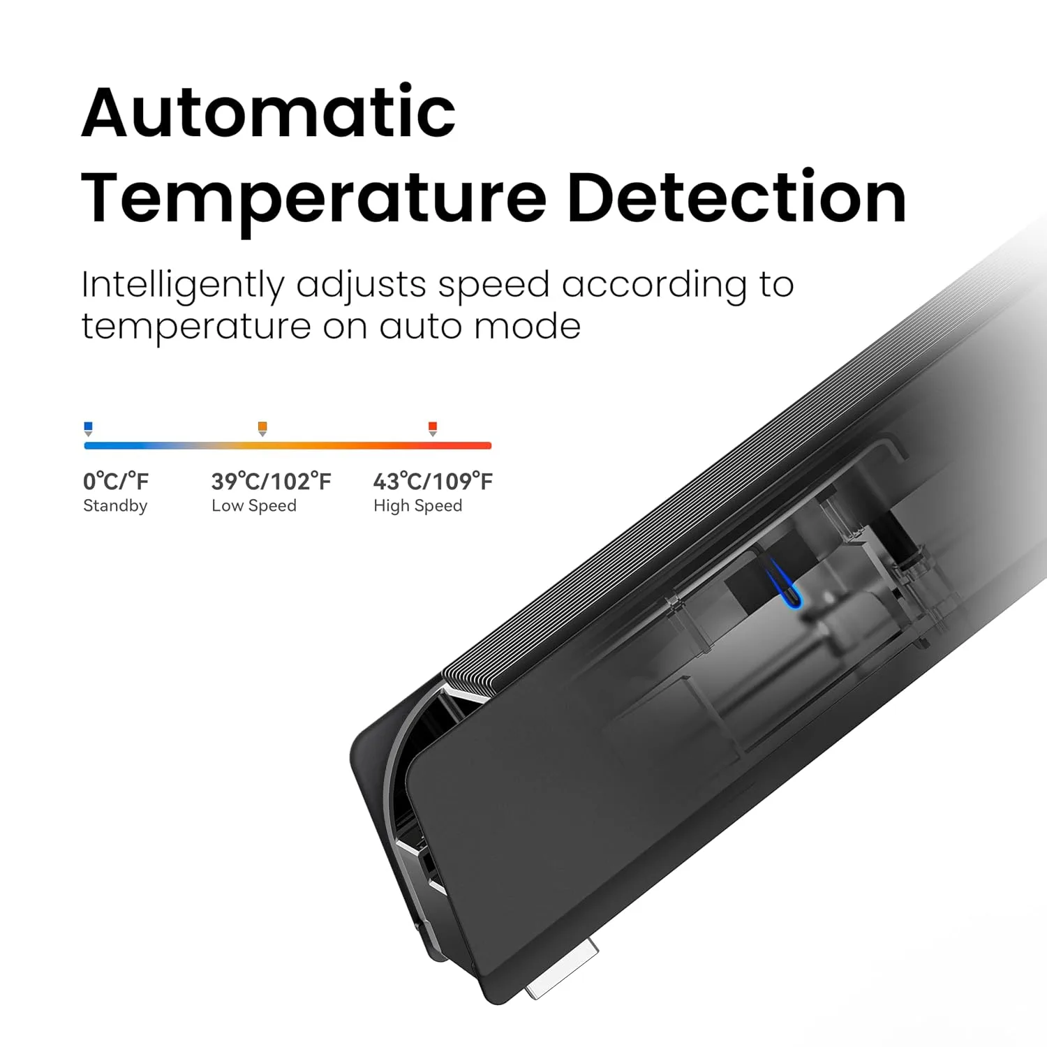 KIWIHOME Cooling Fan for PS5 2020, Quiet Cooler with Auto Speed USB3.0