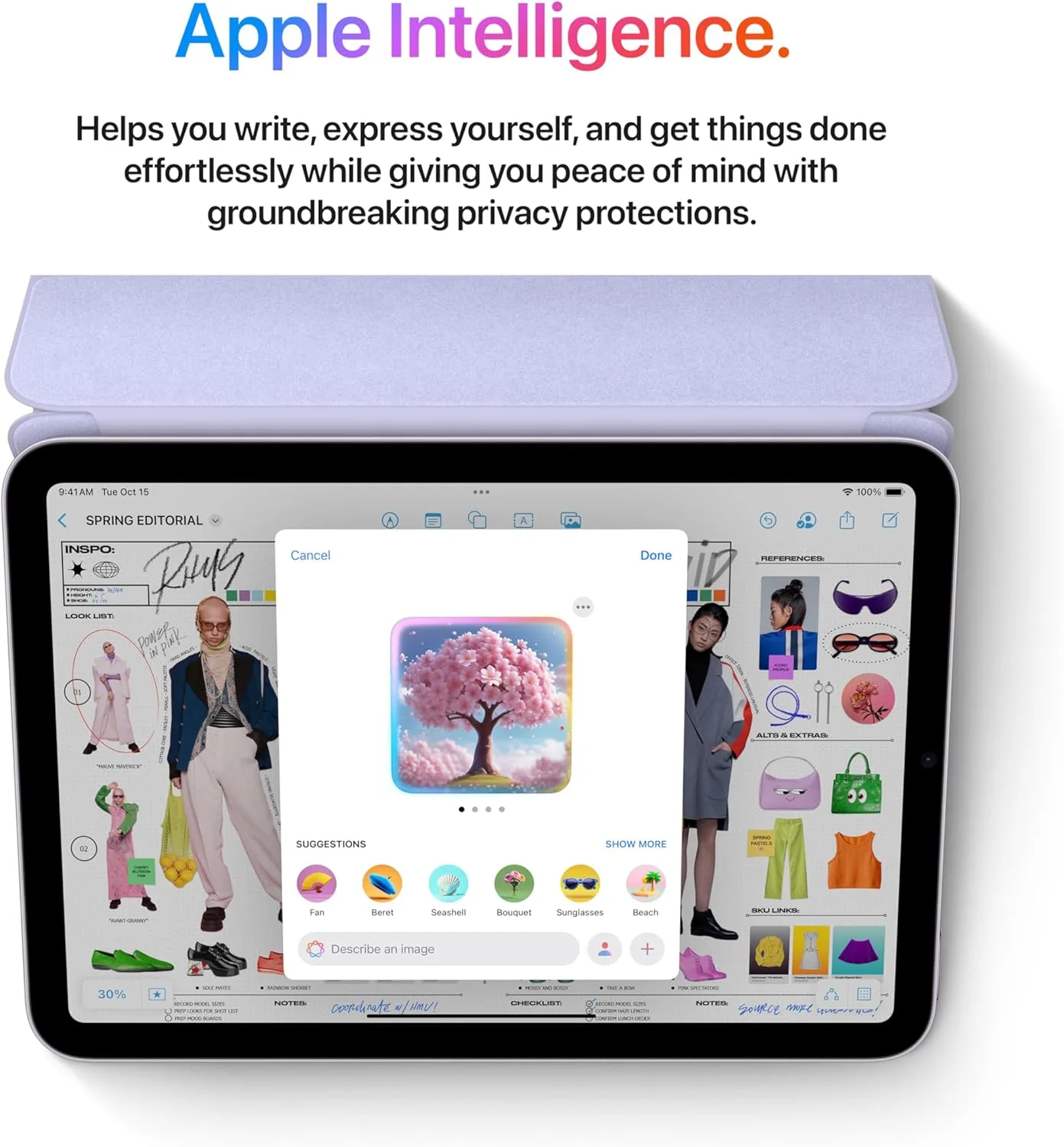 Apple iPad mini (A17 Pro): Apple Intelligence, 8.3-inch Liquid Retina Display, 256GB, Wi-Fi 6E, 12MP Front/12MP Back Camera, Touch ID, All-Day Battery Life — Purple