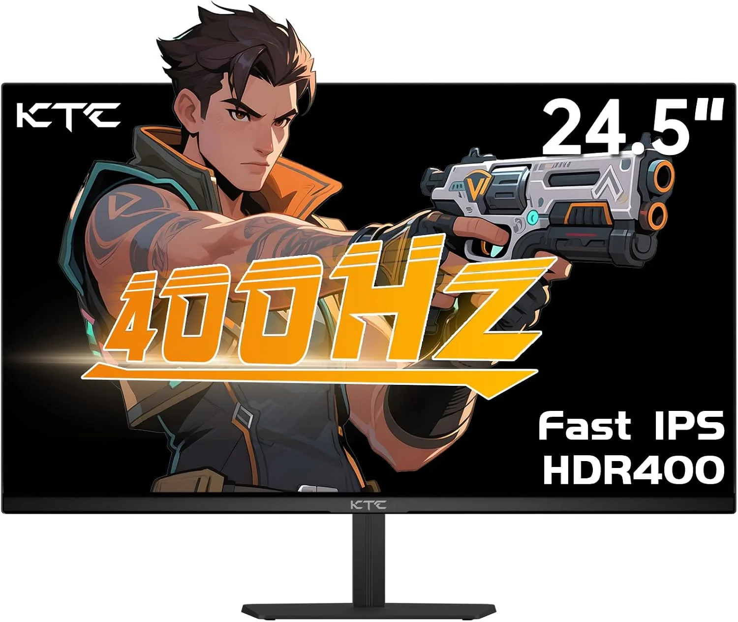 KTC 24.5 Inch 400Hz Gaming Monitor, FHD 1080P 240Hz Computer Monitor, H25X7