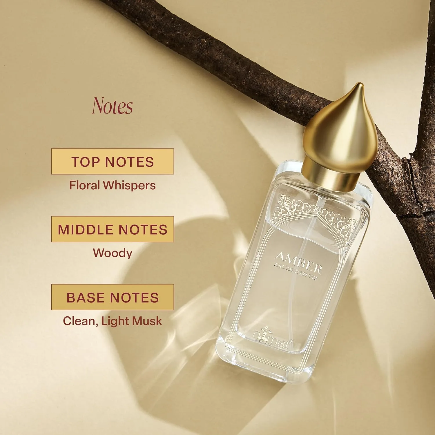Nemat Amber Eau de Parfum Spray, 50 ml