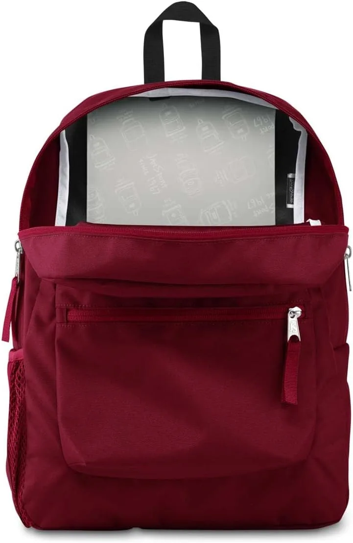 JanSport 26L Cross Town Backpack – 12 inch Daypack, Russet Red
