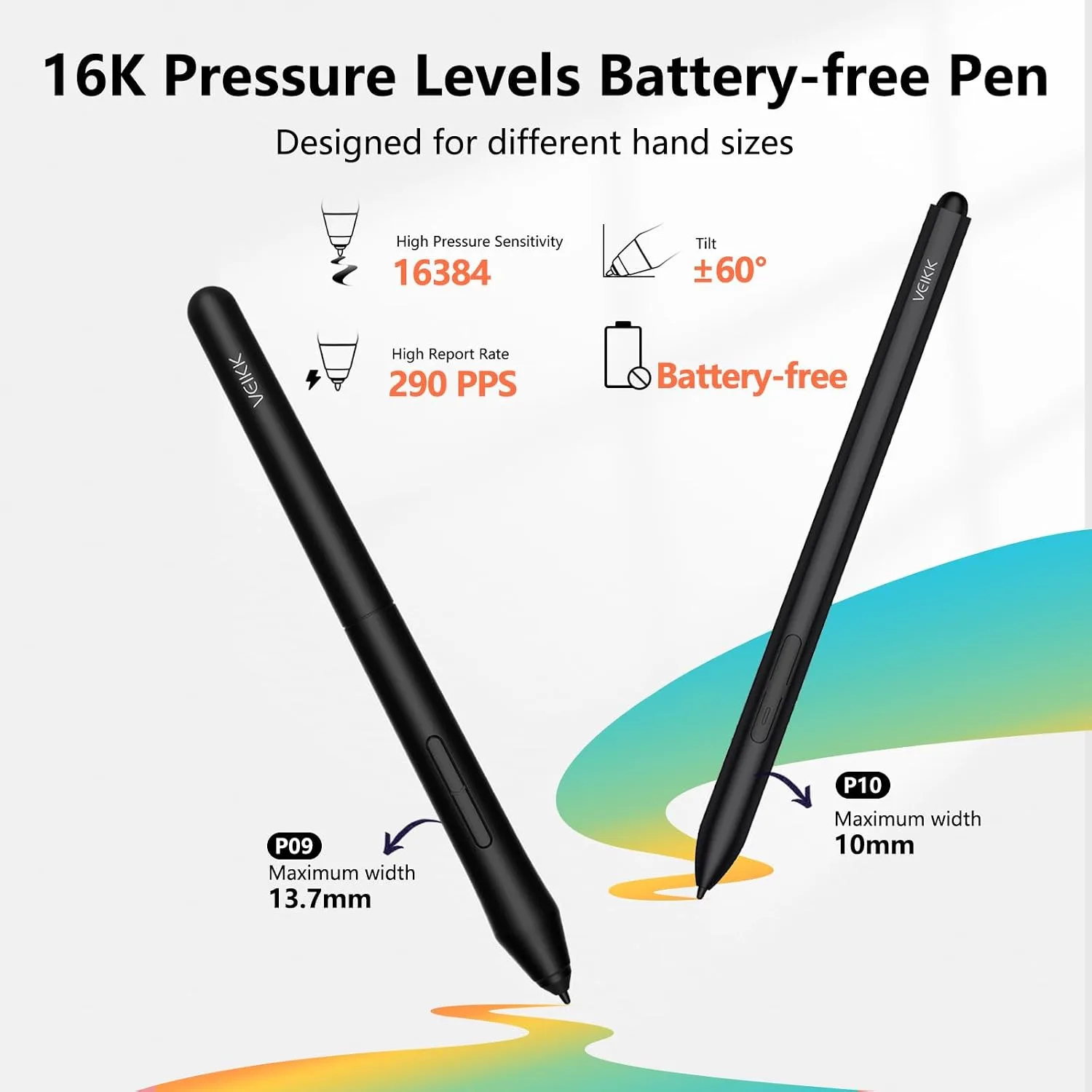 VEIKK Studio 16 Drawing Tablet with Screen,15.6" Pen Display，with 2 Stylus
