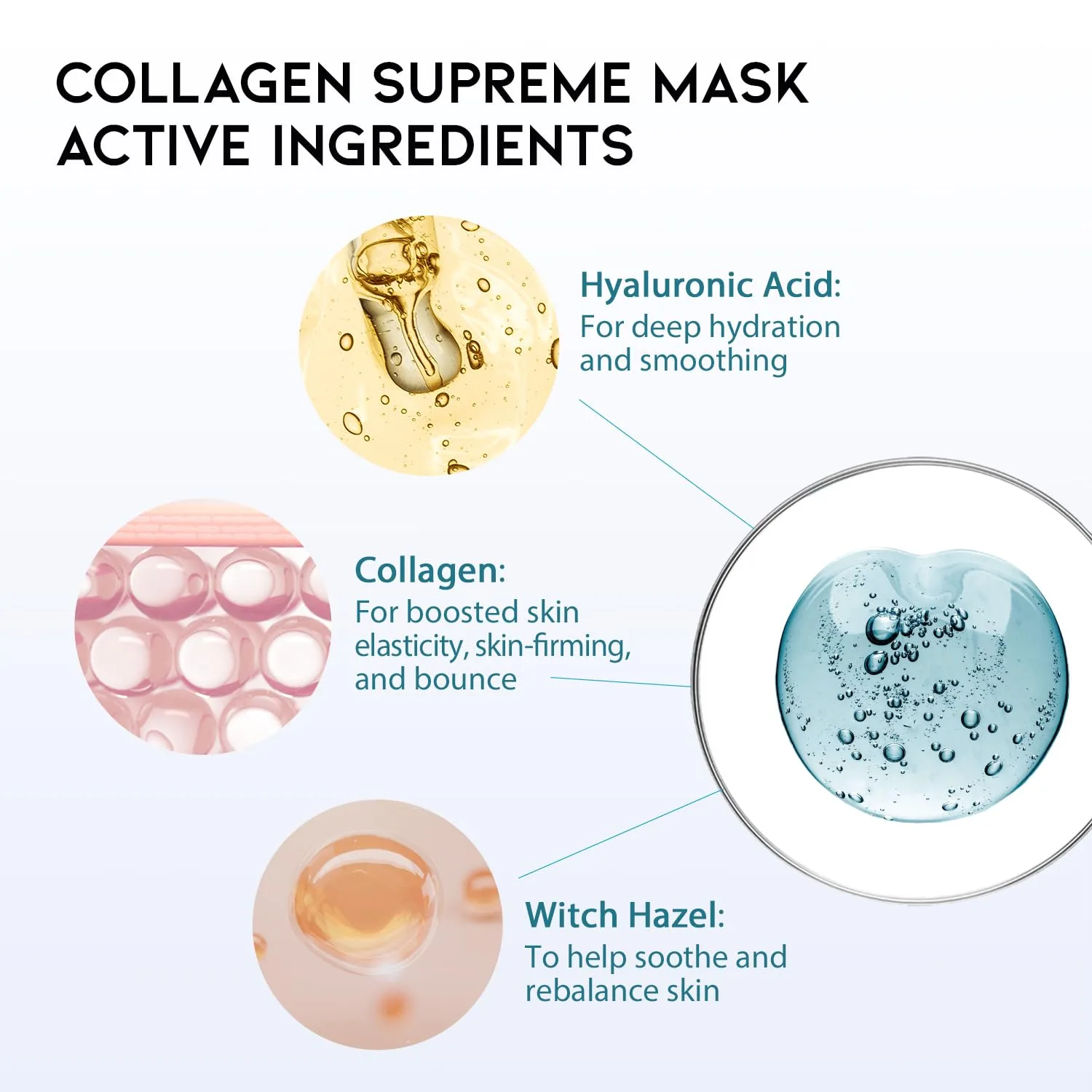 #OOTD 50Combo Vegan Sheet Mask with Collagen,Cica,Ceramide,VitaminC,Retinol