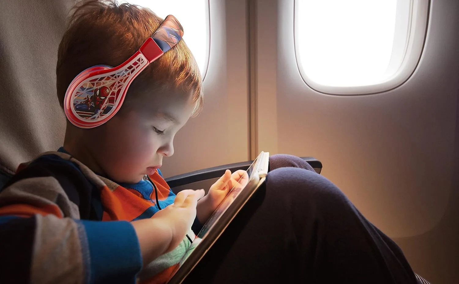 Spiderman Headphones for Kids with 3.5mm Jack, Wired Headphones for School