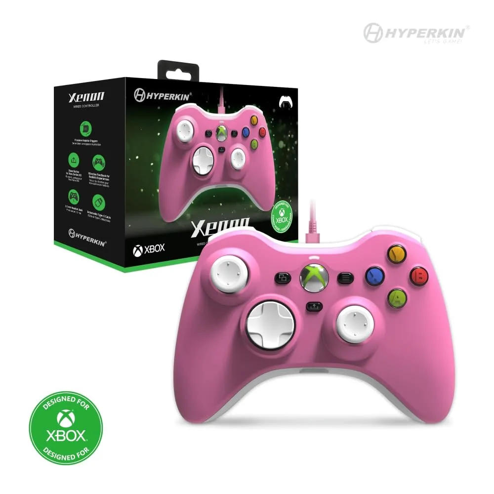 Hyperkin Xenon Wired Controller, Pink