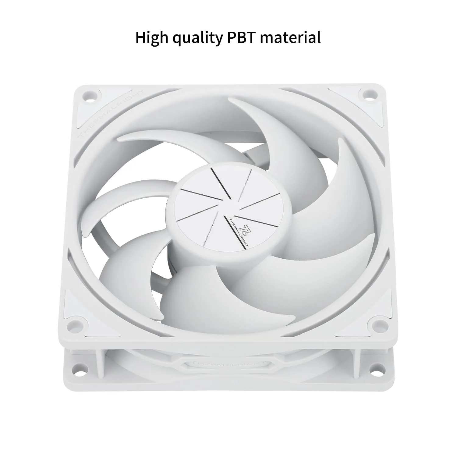 Thermalright TL-P9W CPU Fan, Computer Case Cooling Quiet 4PIN PWM PC Fan, High Performance 92mm Silent Cooler, 2200RPM Speed, CPU Cooling(White)