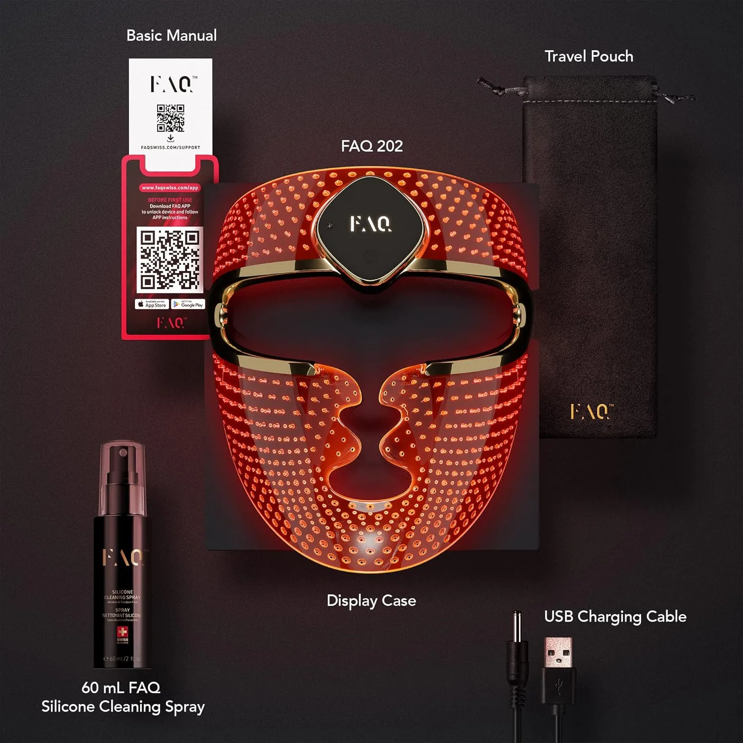 FAQ 202 Advanced 8-Color LED Face Mask - Advanced Skin Care Device