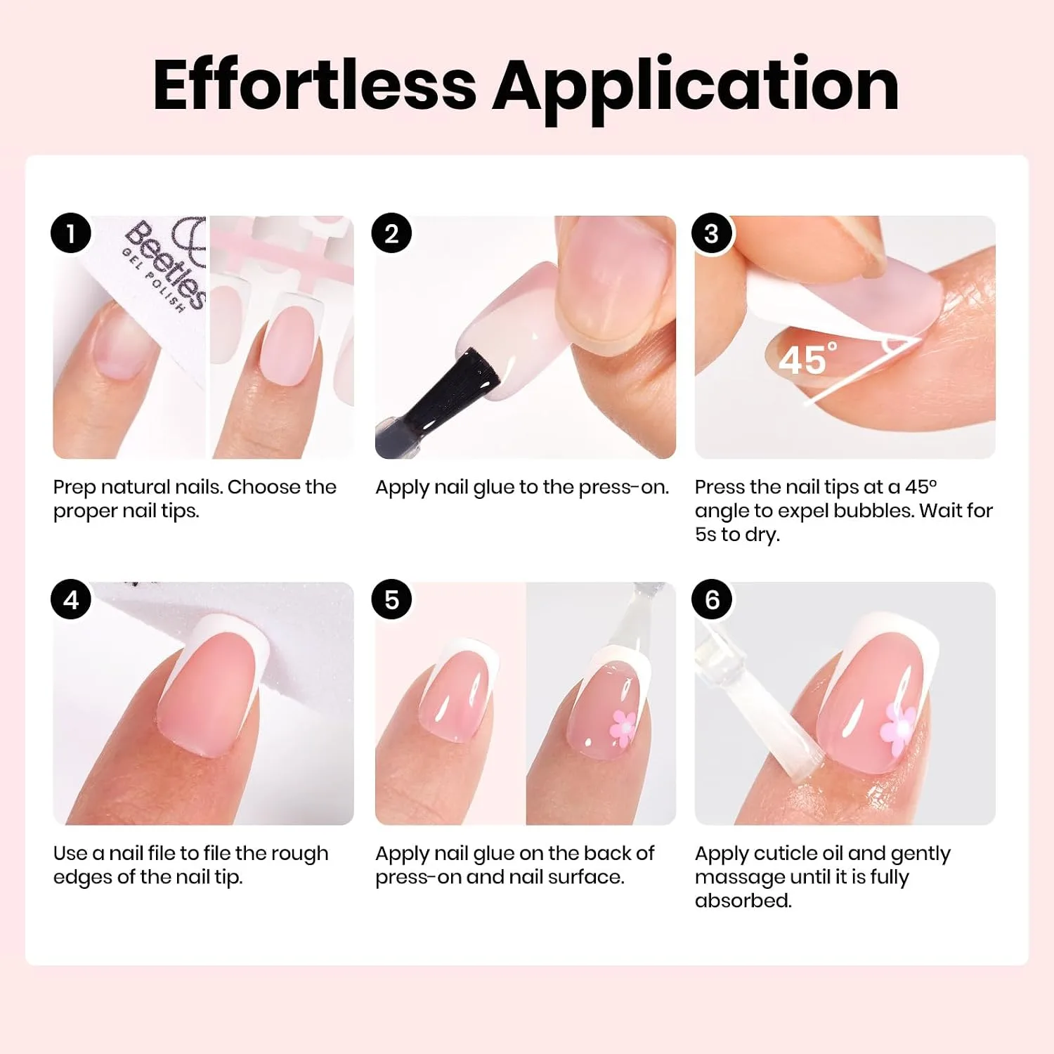 Beetles Fast Dry Nail Glue, Builder Top Coat & Remover Set