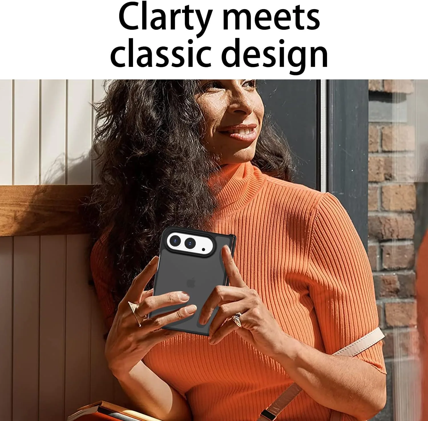 AICase for iPhone Duo Case,Fold Matte Translucent Hinge Protection