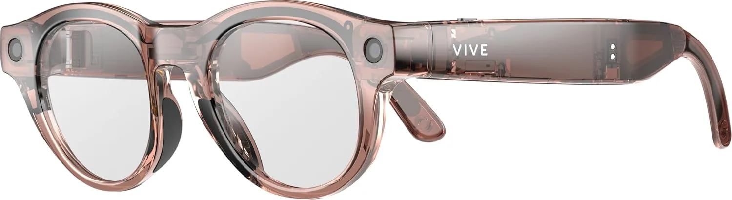HTC Vive Eagle AI Glasses – Pantos Clear Lens, Clear Brown