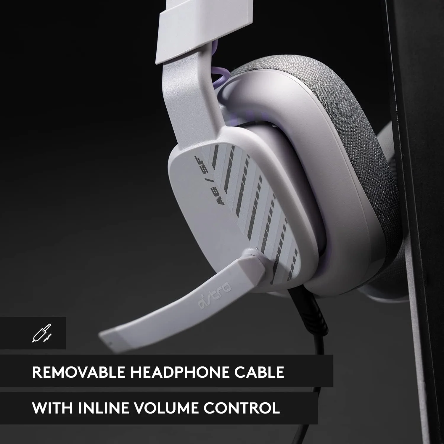 Logitech G Astro A10 Gen 2 Cross-Platform Wired Gaming Headset - Grey