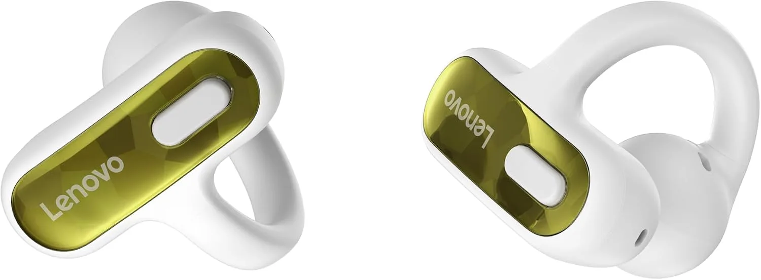 Lenovo Open Ear Clip On Earbuds X500, White