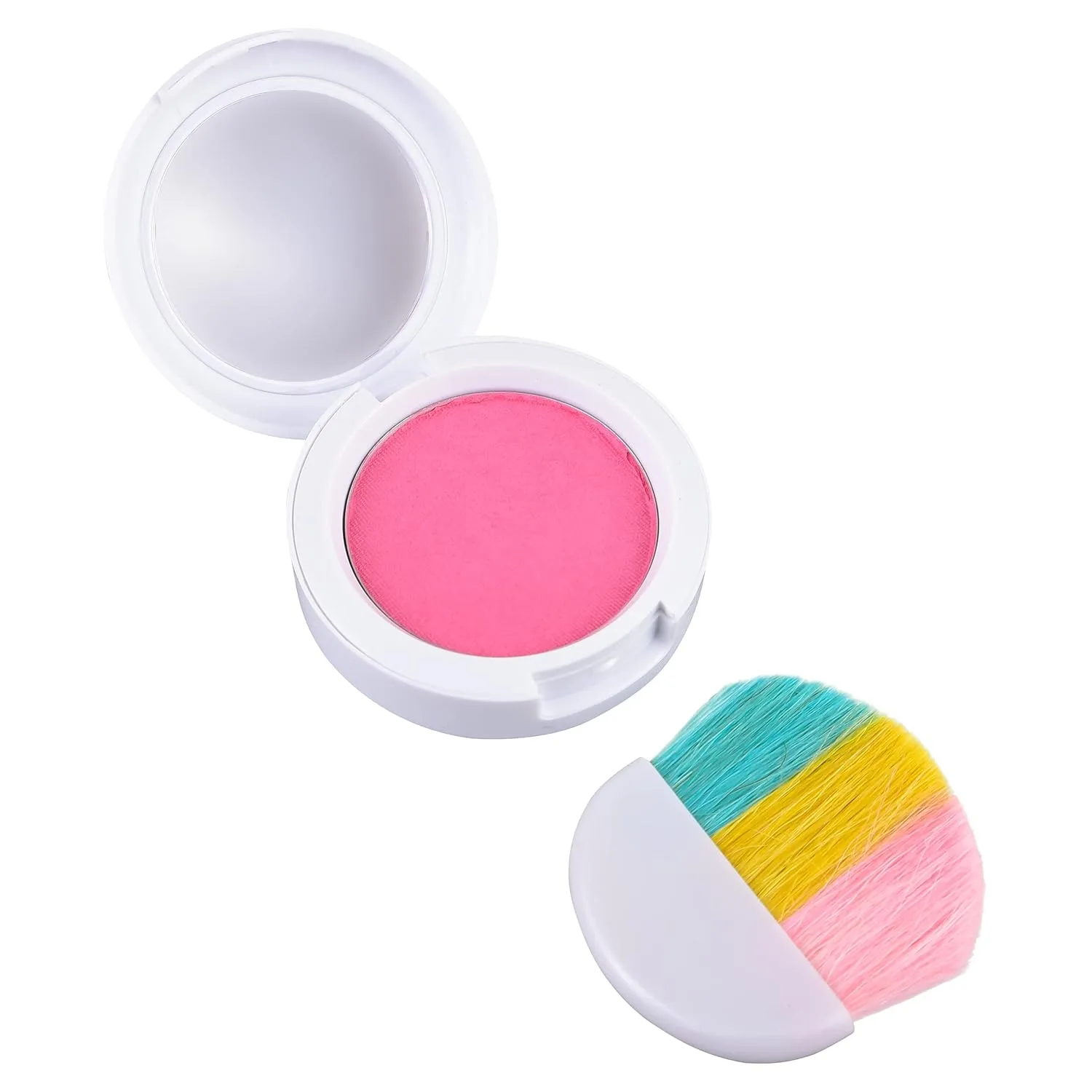 Klee Naturals Makeup Kit with Eye Shadow, Blush, Glitter Gel and Lip Shimmer. Kid-Friendly and Non-Toxic. Made in USA. (Breezy Does It)
