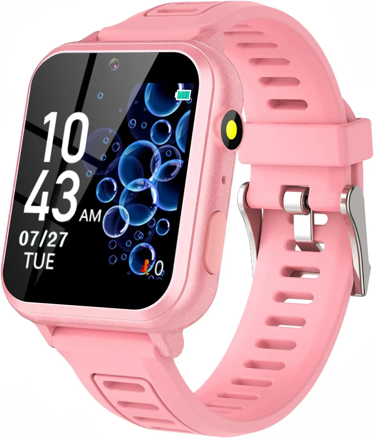 Smartwatch para niños Wiszodet pantalla táctil 1.54" cámara HD 39 juegos música podómetro linterna alarma