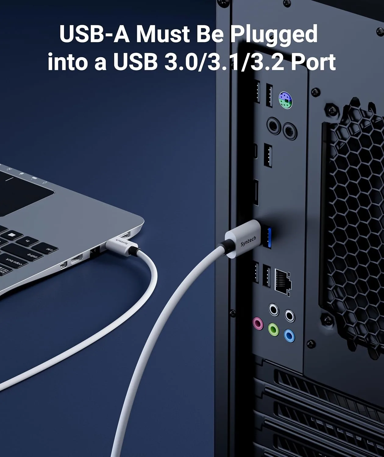 Syntech Link Cable 16FT, USB 3.0 to USB Cable for Meta Quest 3/3S/2, Pico 4