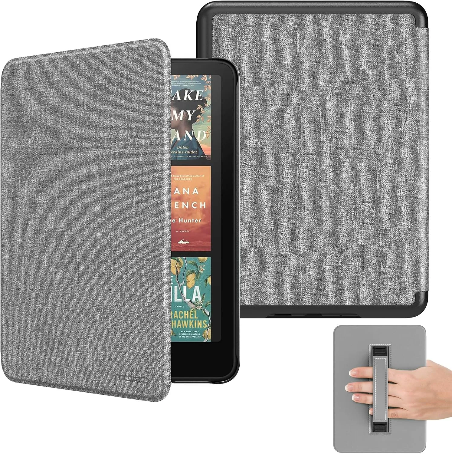 MoKo Case for 7" Kindle Paperwhite 12th Gen 2024 & Colorsoft, Denim Gray