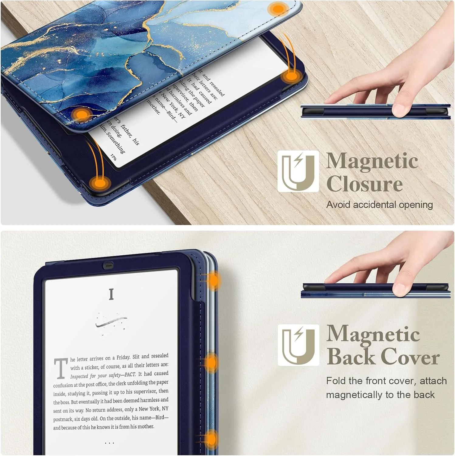 Fintie Case for 7"/6.8" Kindle Paperwhite 12th/11th Gen & Kindle Colorsoft